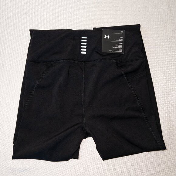 NWT Under Armour Women’s Fly Fast 3.0 Tights Black Reflective Leggings S - Picture 9 of 14